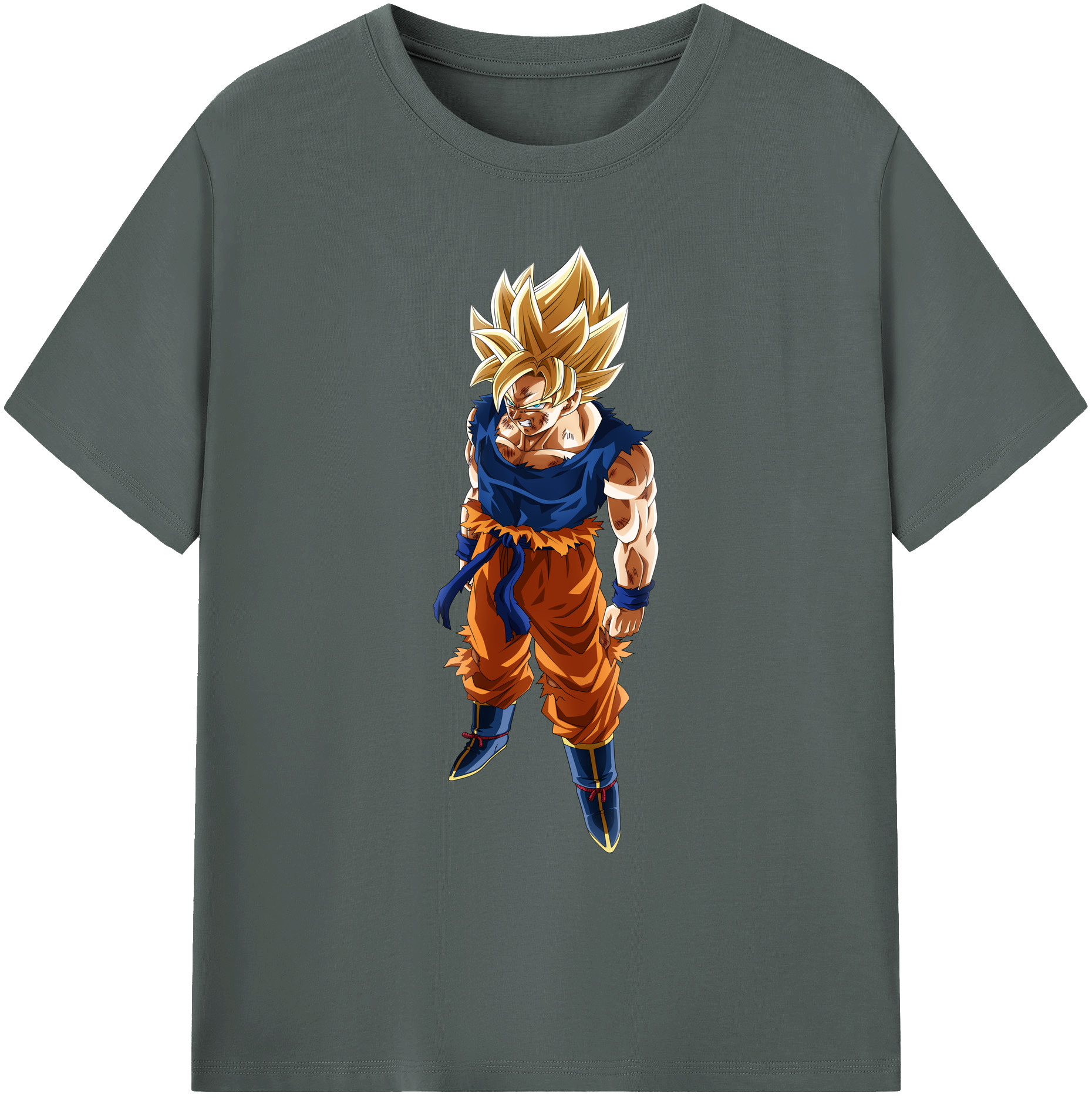 （画像用） ドラゴンボール 孫悟空（そん ごくう）Son Goku カカロット DRAGON BALL Kakarotto 綿100％ メンズ半袖Tシャツ｜肌触りやわらか＆通気性